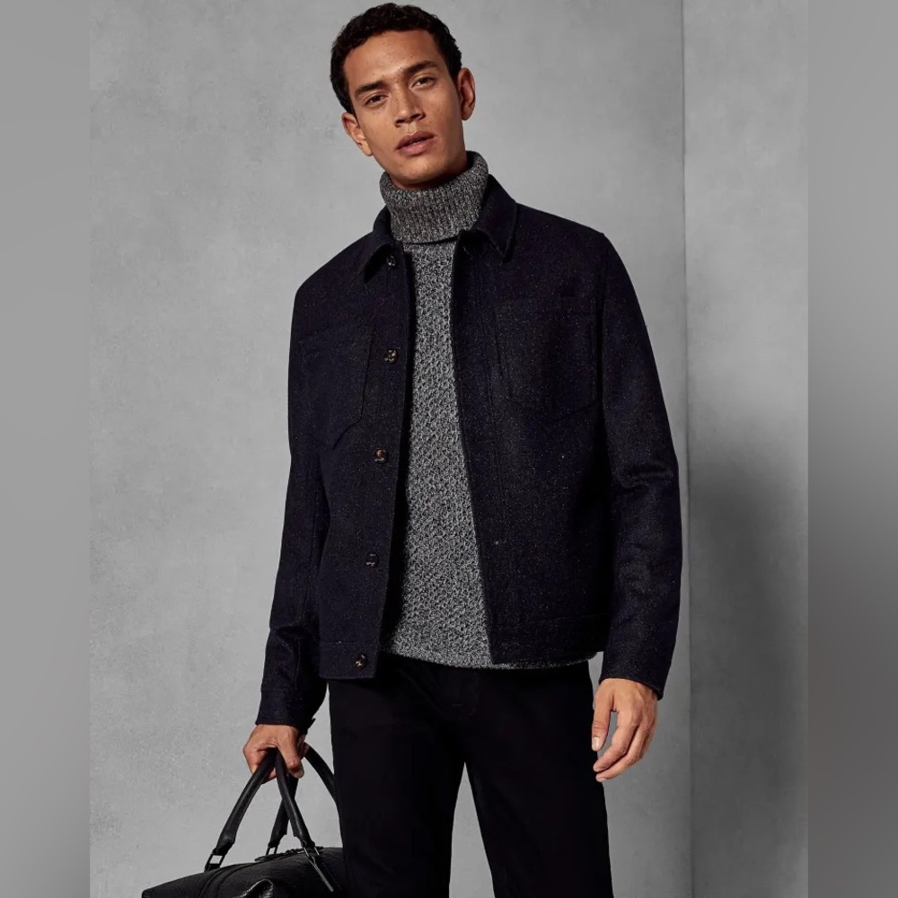 NWT Ted Baker Rarebit Short Wool Jacket size L / 4 - Picture 5 of 11